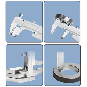 Micrómetro Mecánico Industrial de Acero Inoxidable, Medidor de Espesor de Syntek - Product Image 4