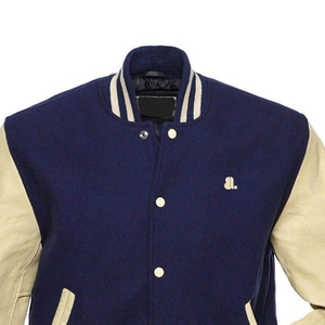 Veste universitaire d'hiver pour homme de haute qualité pour détaillant, avec col montant, coupe-vent, couleur et logo personnalisés - Product Image 5