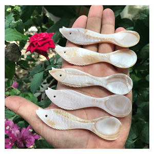 Cuchara de Nácar, Cuchara de Concha Real para Servir Especias y Condimentos, Accesorio de Lujo para la Mesa, Vietnam - Product Image 2