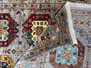 พรมขนสัตว์ลายแบบนามธรรมสำหรับห้องนั่งเล่น ห้องรับประทานอาหาร และห้องครัว จากผู้ผลิตและผู้ส่งออกชาวอินเดีย - Product Image 3