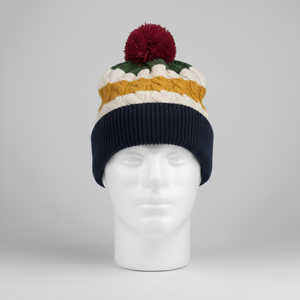 Gorro de lana acrílica unisex personalizado OEM, gorro de invierno tejido cálido, oferta de otoño-invierno, venta al por mayor, precio económico, jacquard OEM 2026 - Product Image 2