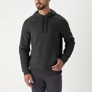 Sweat-shirt à capuche décontracté pour homme, tendance hiver |   Sweat à capuche en polaire polyester/coton brodé, coupe classique - Product Image 2