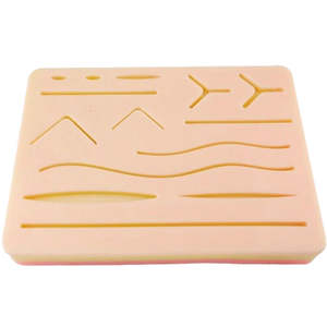 Kit de suture personnalisé à succès, instrument médical, manuel pour étudiants en médecine, coussin d'entraînement à la suture, coussin d'entraînement en silicone à 3 couches - Product Image 1