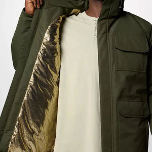 Abrigo Largo de Invierno para Hombre de Talla Grande, Informal, Grueso, Cálido, Cortavientos, Parka Extra Grande con Capucha, Chaqueta de Invierno de Alta Calidad para Hombre - Product Image 4