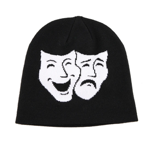 Créez votre propre design, logo personnalisé, bonnet en jacquard d'hiver chaud unisexe, 100% acrylique doublé, bonnet réglable, produit fait à la main - Product Image 2