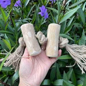 Jouet à mâcher pour chien classique de haute qualité, durable, VietChoice, bois de café, tirer la corde, naturel, nettoyage des dents, fabricant vietnamien, en stock - Product Image 4