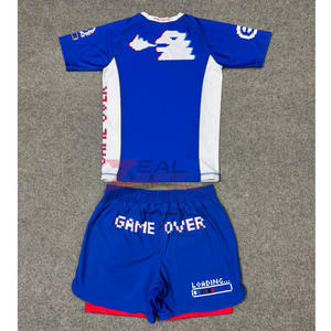 Conjuntos de Rashguards y Shorts de MMA Personalizados sin Gi, Impresión por Sublimación, Conjuntos de Rashguards y Shorts de BJJ y MMA Hechos en Pakistán - Product Image 2