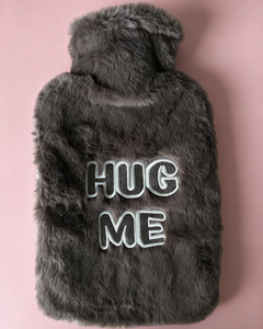 Borsa dell'acqua calda in gomma con morbida fodera in peluche, bottiglia d'acqua calda per alleviare il dolore - Product Image 1