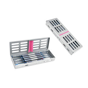 Bandeja de acero inoxidable Kit de Odontología restauradora Sonda de llenado dental compuesta Espátula Plugger Instrument Set - Product Image 1
