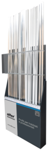 Espositore Profili in Alluminio Satinato 210 Pezzi Cm. 200 - Product Image 1