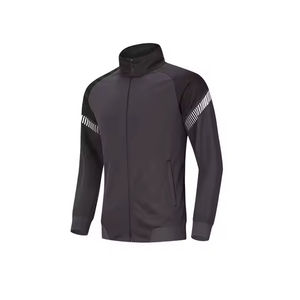 2025 High Quality 100% Polyester Custom Casual Fleece Two-Piece Winter Track Suit Set for <b>Men</b> - Product Image 2