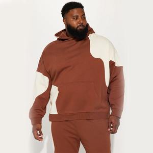 Sweat-shirts à capuche pour hommes en coton/polyester les plus vendus, design appliqué, poche kangourou, couleur personnalisée, tailles plus grandes - Séchage rapide - Product Image 3