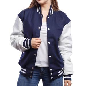 Nuevas chaquetas universitarias de moda para mujer con chaqueta Varsiti personalizada de talla grande para mujer Chaquetas Letterman para mujer al por mayor - Product Image 1