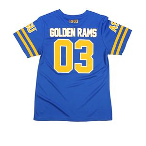 Albany State University T-shirt de football personnalisé HBCU College Team Apparel T-shirt de sport en tricot de coton pour l'été décontracté - Product Image 5