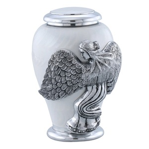 Urna funeraria de cremación de aluminio con logotipo personalizado de tamaño personalizado de estilo americano de Metal para cenizas humanas para adultos - Product Image 6