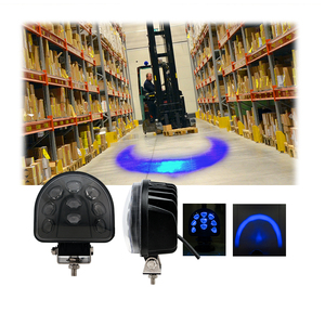 Xe nâng an toàn ánh sáng đỏ ARC <span class=keywords><strong>Zone</strong></span> LED cảnh báo ánh sáng kho cho người đi bộ Spotlight 27 Wát DC10-80V cho xe tải an ninh chỉ số - Product Image 6