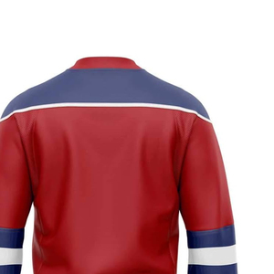 Ropa deportiva de alta calidad Jersey de hockey sobre hielo Logotipo personalizado Tamaño para niños Tamaño adulto Poliéster Jersey de hockey sobre hielo - Product Image 6