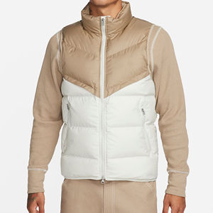 2025 OEM Custom Winter Plus Size Custom Color <b>Men</b> Outdoor Windproof Plain Puffer <b>Vest</b> High Quality Casual Eco-Friendly - Product Image 1