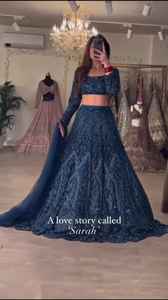 Diseñador Lehenga Georgette Hermosa adornada con brillo Dori Work y lentejuelas pesadas para ocasiones de fiesta - Product Image 5