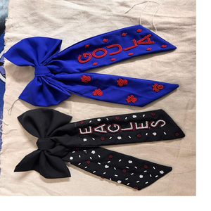 Noeuds brodés charmants sur mesure parfaits pour les accessoires et l'artisanat de robes et les commandes en gros de haute qualité sont les bienvenues. - Product Image 5