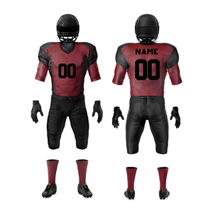 Ensemble d'uniformes de football américain pour jeunes avec maillot sublimé personnalisé et pantalon confortable, parfait pour les équipes et les tournois - Product Image 5