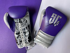 Gants de boxe en cuir professionnels à lacets, tailles personnalisables 8oz-16oz, gants d'entraînement de haute qualité pour toutes les couleurs, vente en gros - Product Image 6