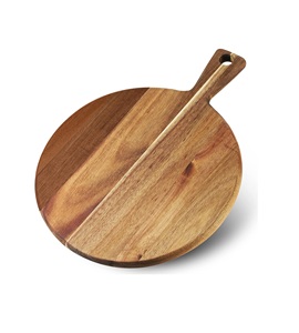 Peel à pizza en bois, planche à découper de 12 "L x 16" W, planche à fromage, plateau de pain et de craquelins pour servir et aliments mineurs - Product Image 1