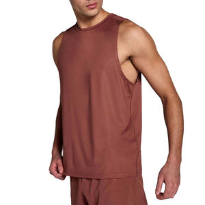 Camiseta sin mangas de secado rápido para hombre, Camiseta deportiva, nuevo diseño, camiseta sin mangas para gimnasio para hombre, ropa deportiva para Fitness, entrenamiento, precio razonable - Product Image 1