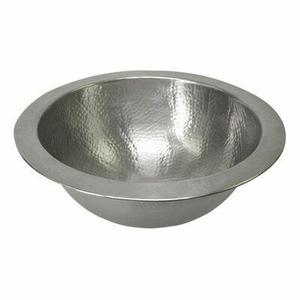 Fregadero moderno de acero inoxidable 304, cocina de agua pulida, diseño de tanque único, forma redonda recubierta de plata para el hogar, Hotel y restaurante - Product Image 4
