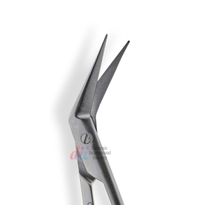 19cm Potts Smith Scissors 45 Angled Razor Edge Blades <b>Ring</b> Handle <b>Stainless</b> <b>Steel</b> Surgical Dental Scissors Smith Angled Scissors - Product Image 5