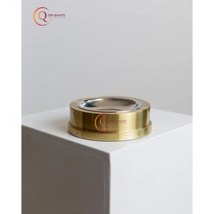 Cendrier rond sans fumée en métal de luxe pour la décoration intérieure et les accessoires pour fumeurs Support de rangement des cendres pour le bar et le complexe hôtelier au prix de gros - Product Image 2
