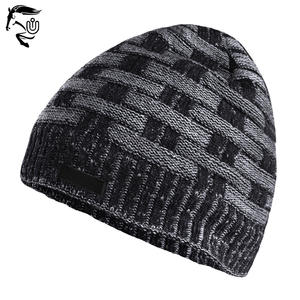 Gorro Jacquard 100% de lana para invierno, nueva moda, gorro de punto con estampado de logotipo personalizado, precios al por mayor, ropa para exteriores, venta de gorros estampados - Product Image 3
