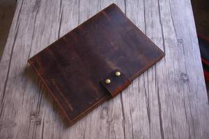 Folio de cuero con cremallera A5 para Cousin Journal Lujoso Zip Portfolio Organizador Planner Cover LAP-0066 - Product Image 2