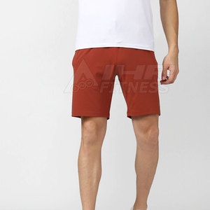 Custom Made Men's High Street Style Solid Color Canvas <b>Shorts</b> Elastic Waist XS 6XL Sizes Logo <b>Decoration</b> for Gym Use - Product Image 5