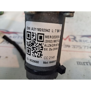 MOTOR ELÉCTRICO PARA VENTANA DELANTERA IZQUIERDA MERCEDES Clase E Sedán W211 A2118202942 646951 (02>07) - Product Image 6