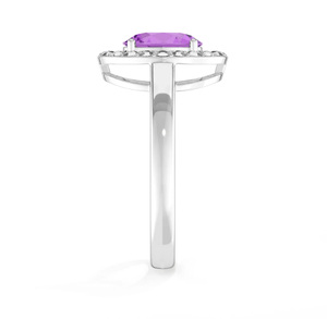 แหวนเงินแท้แบบคลาสสิกทรงวงรีตั้งด้วยเพทายพลอยพลอยทรงวงรีสไตล์แฟนซีงานแต่งงานแฟชั่นทันสมัย925 - Product Image 3