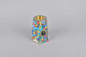 Elegante juego de incienso árabe Bakhoor con detalles de MOP Quemador único de madre de perla Bakhoor para fragancia Premium sofisticada - Product Image 4