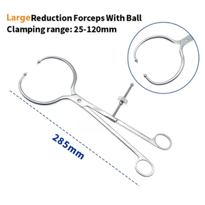Pinzas de Reducción Ortopédicas Manuales Surgiright, Pinzas para Huesos de Acero Inoxidable con Punta de Bola, Instrumentos Ortopédicos con Certificación CE - Product Image 5