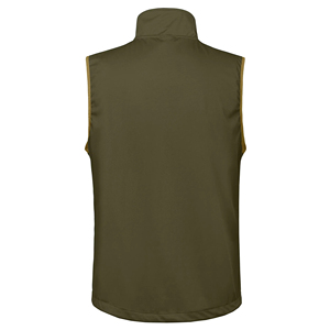 Chaleco bombardero Softshell informal para hombre de buena calidad, ropa de calle transpirable de talla regular, diseño de fábrica, precio razonable, teñido liso - Product Image 6