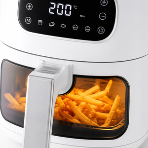 Friteuse à air Anbolife 4L avec écran tactile numérique, fonction de désactivation numérique à un clic, protection contre la surchauffe et fenêtre de visualisation - Product Image 3