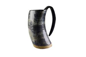 Taza de cuerno de búfalo de Venta caliente, vasos Vintage de origen ético para cerveza, café, uso múltiple por AALIYAN IMPEX - Product Image 3