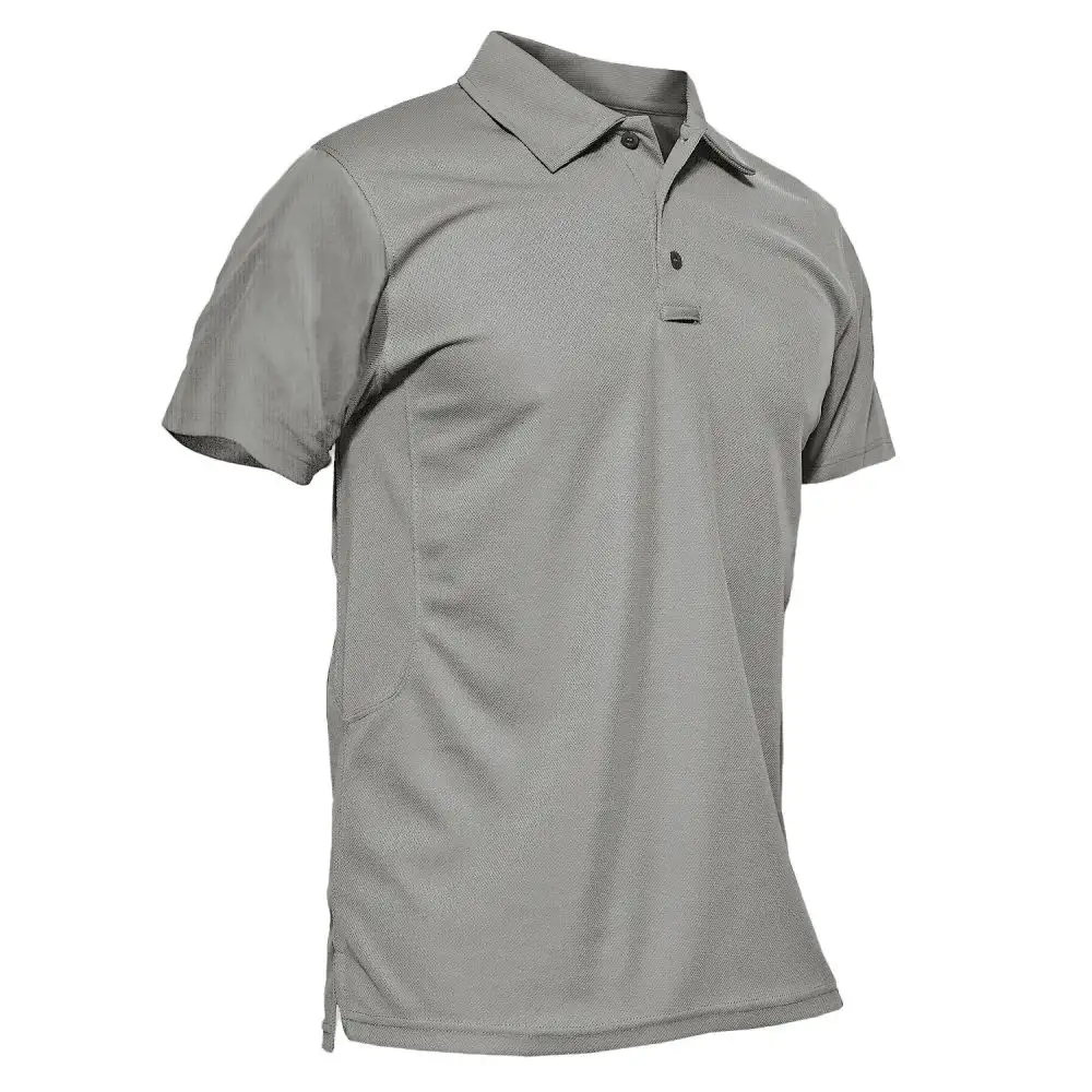 Desain kustom kualitas tinggi kaus Polo merek Anda sendiri kaus Polo lengan pendek Logo Oem pria kaus Polo Golf polos
