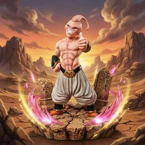Figurine en plastique DBZ Majin Buu, source d'animation japonaise - Product Image 2