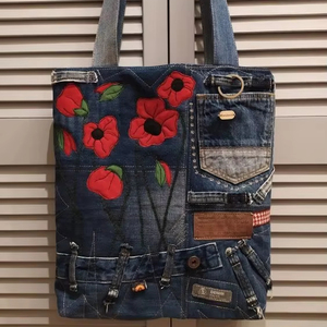Bolsas de tela vaquera y bolsos de hombro Calidad Premium Vintage Moda informal Ventas completas - Product Image 2