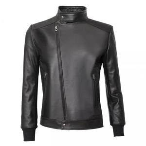Blouson en cuir pour homme grande taille, fabriqué au Pakistan, couleur personnalisée, col montant en toile, design réversible et respirant, modèle 2026 - Product Image 2