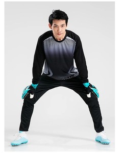 Maillot de gardien de but de football personnalisé uniforme de football adulte pour hommes et femmes avec n'importe quel logo de numéro de nom - Product Image 6