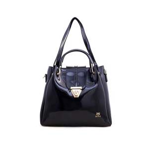 Marron formel P55351 sac à main deux sangles élégant Rivet décoration en cuir véritable PU doublure décontracté classique dame Style selle - Product Image 3