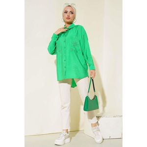 Chemise en pierre étoilée Benetton pour femme-Design chemisier élégant avec des détails uniques en pierre - Product Image 4