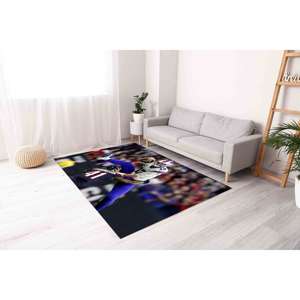 Tapis Buffalo Bills, Tapis Motivationnel, Tapis pour Chambre de Garçon, Tapis Sportif, Tapis Doux à Poils Longs - Product Image 3