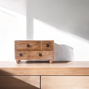 Commode Kano à 4 tiroirs Solution de rangement durable pour chambres à coucher avec design multifonctionnel Matériaux de qualité - Product Image 5